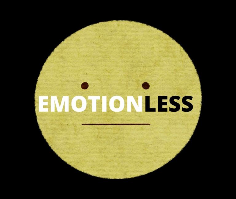 an individual is happy when it can control emotions. This pic depicts your mind state which is emotionless